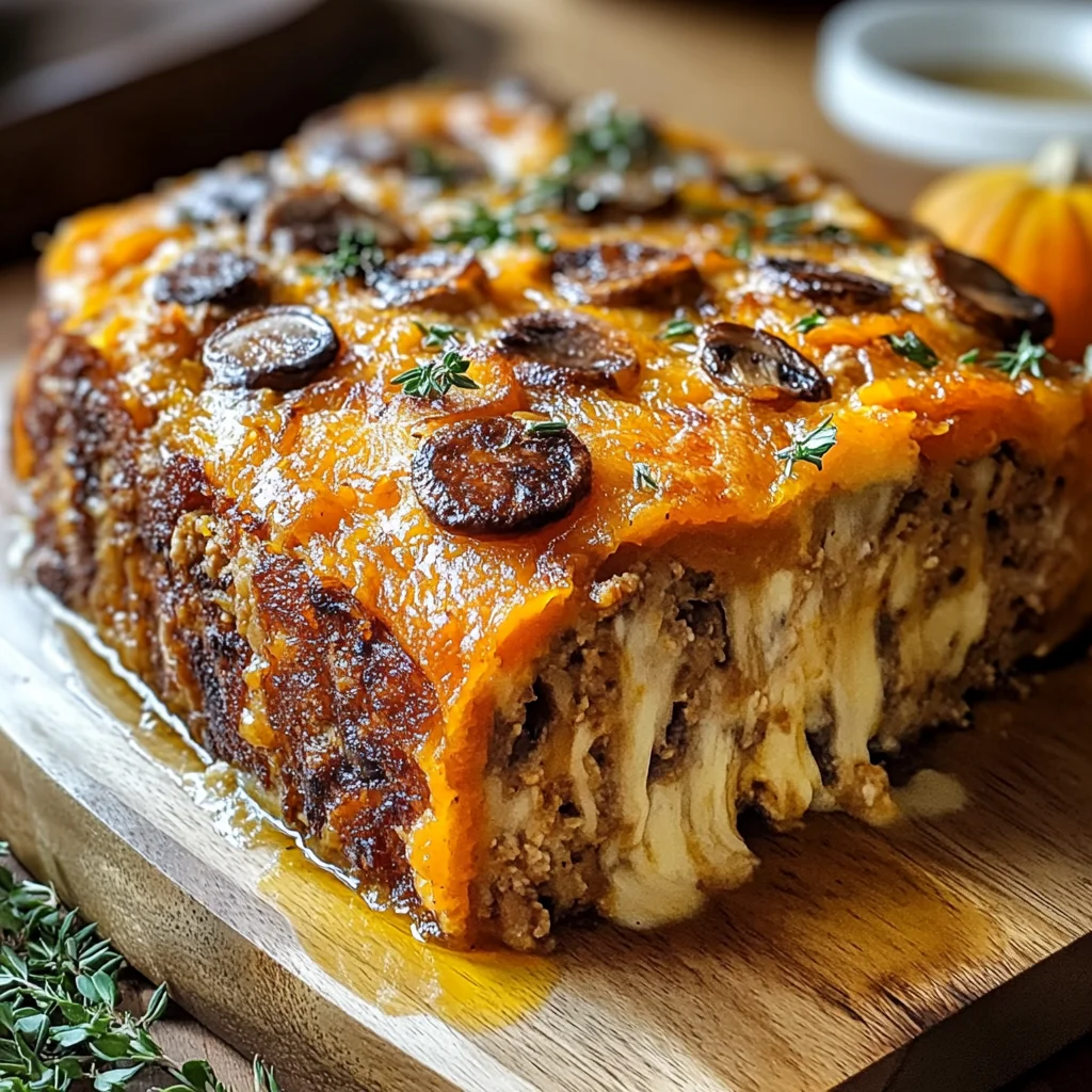 Polpettone di zucca farcito