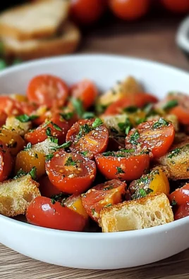 Pomodorini con pane croccante