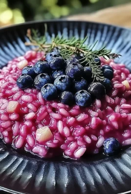 Risotto ai mirtilli rossi