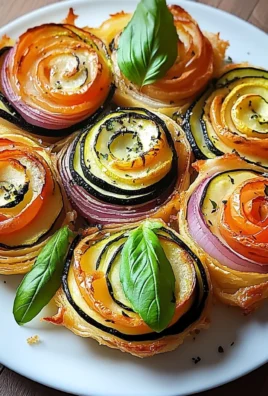Rose al formaggio con verdure