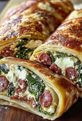 Rotolo con mozzarella salamella scarola