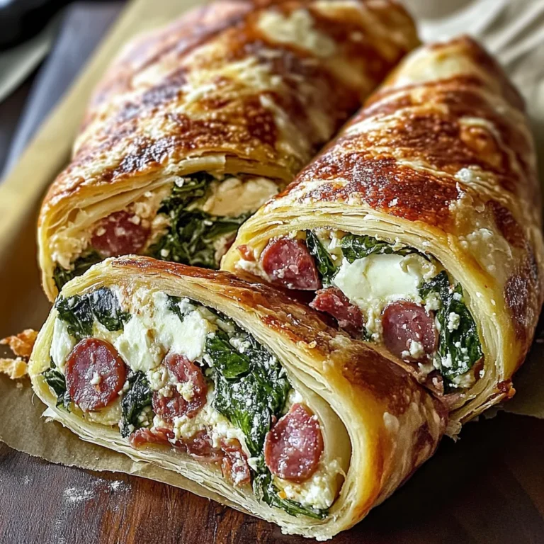 Rotolo con mozzarella salamella scarola