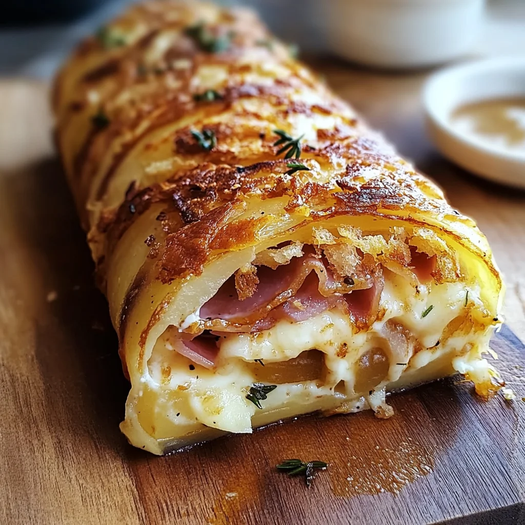 Rotolo di patate con speck