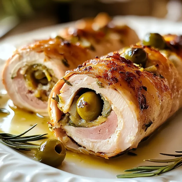 Rotolo di tacchino alle olive