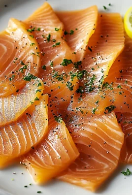 Salmone affumicato con limone