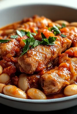 Salsiccia e fagioli tradizionale