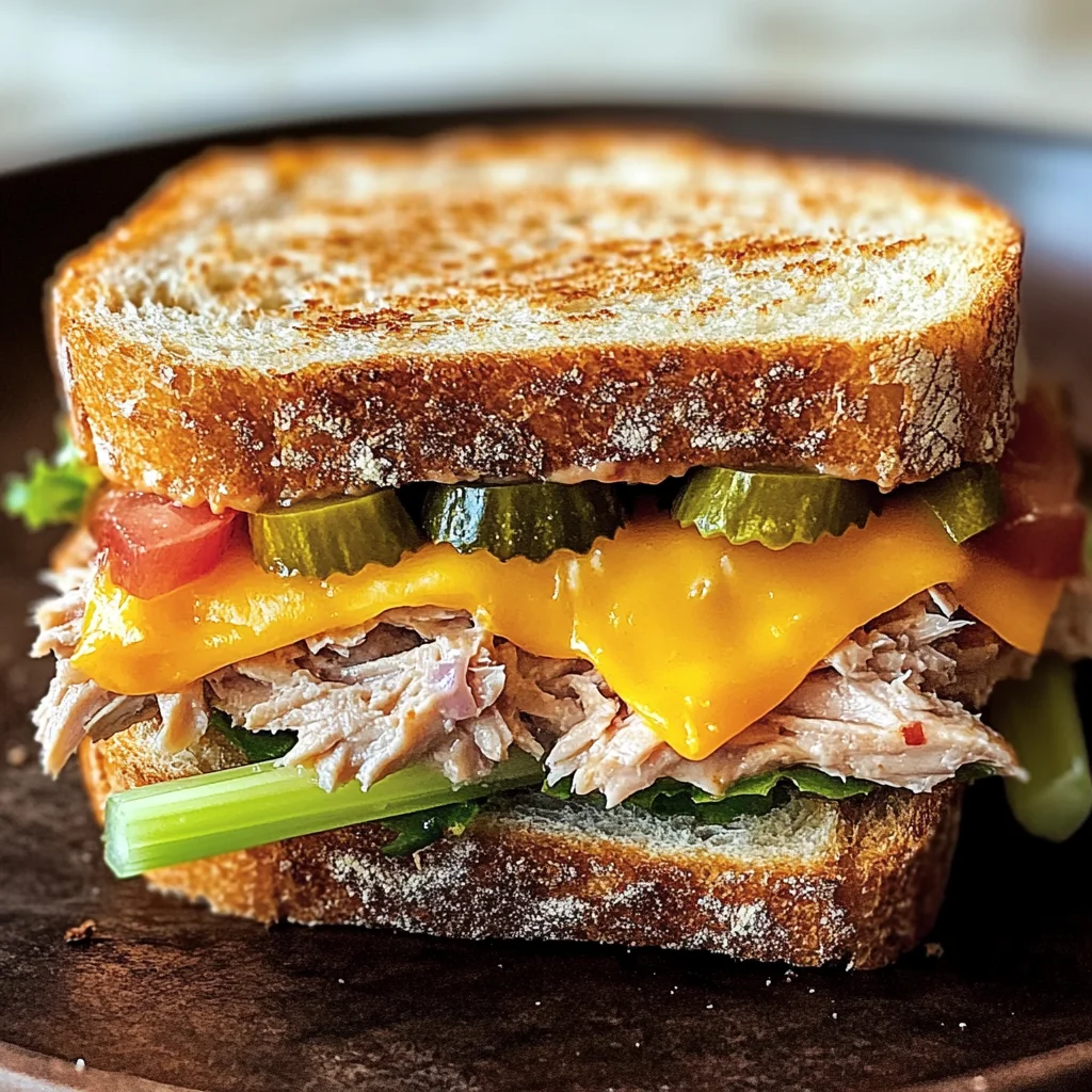 Sandwich tonno cheddar americano