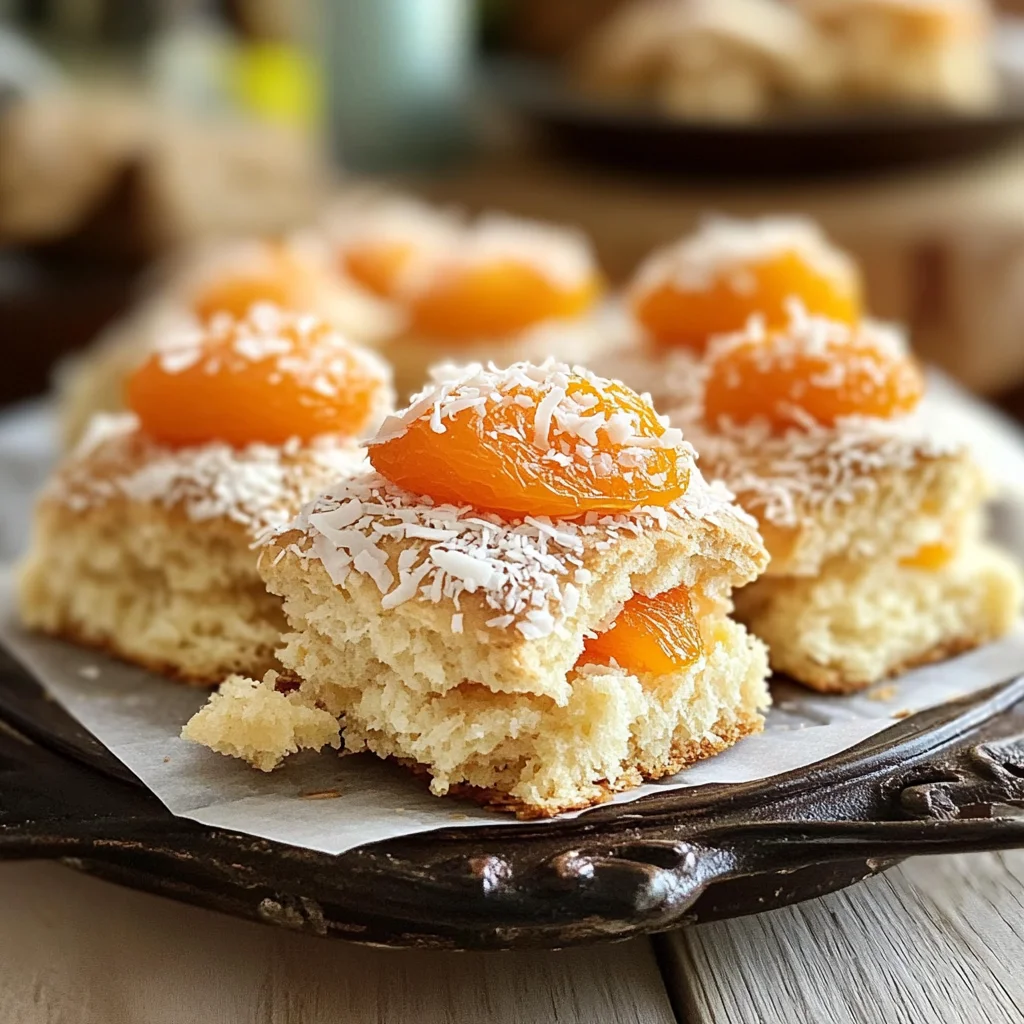 Scones alle albicocche e cocco