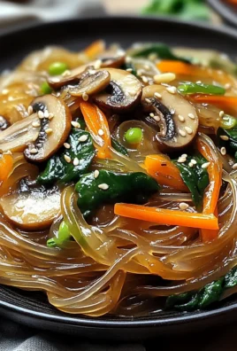 Spaghetti di soia ai funghi