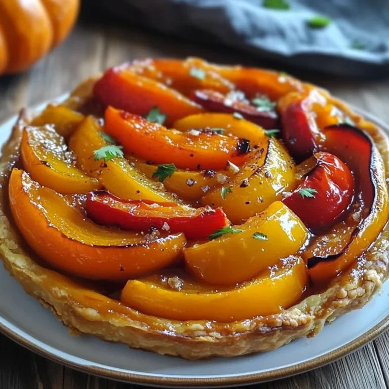 Tatin di zucca e peperoni