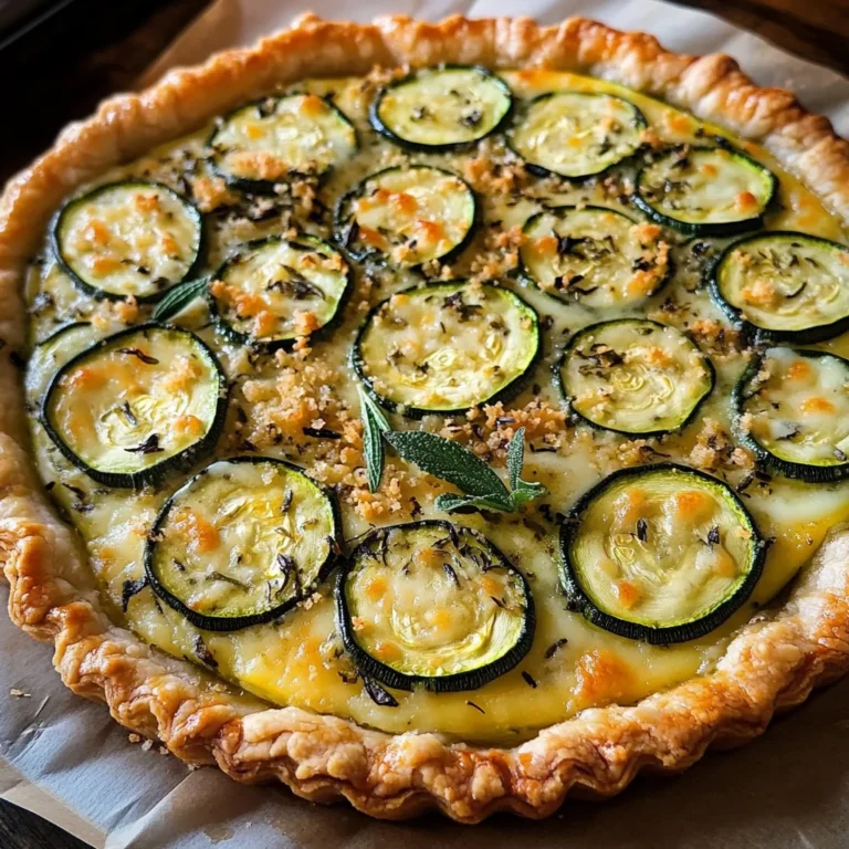 Torta salata di zucchine