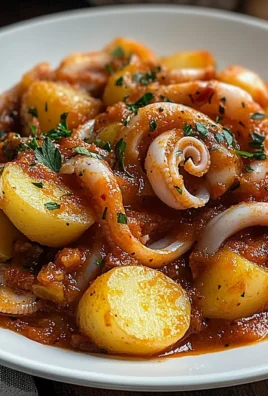 Totani e patate al sugo