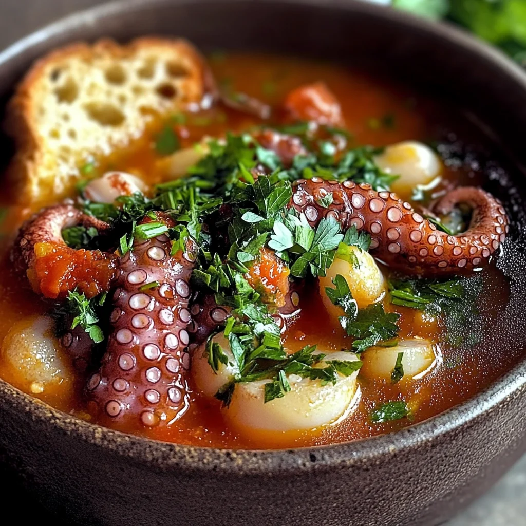 Zuppa di moscardini e polipetti