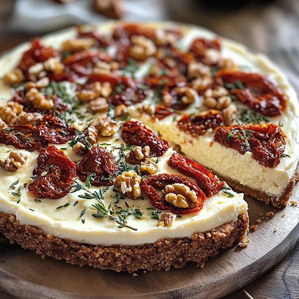 cheesecake ricotta noci pomodori secchi