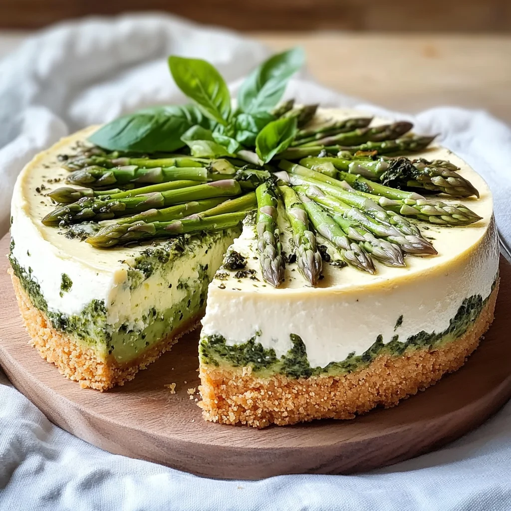 cheesecake salata asparagi robiola