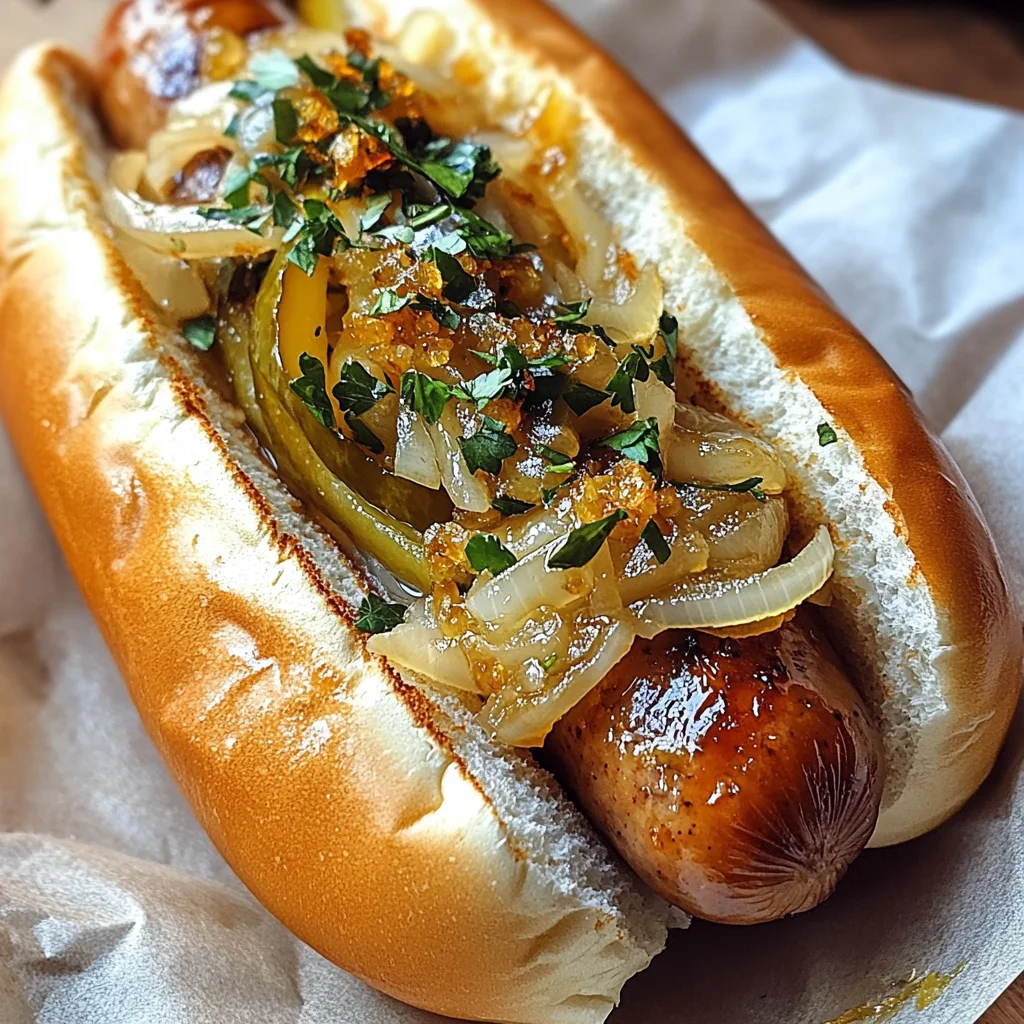 hot dog pesce cipolle cetriolini