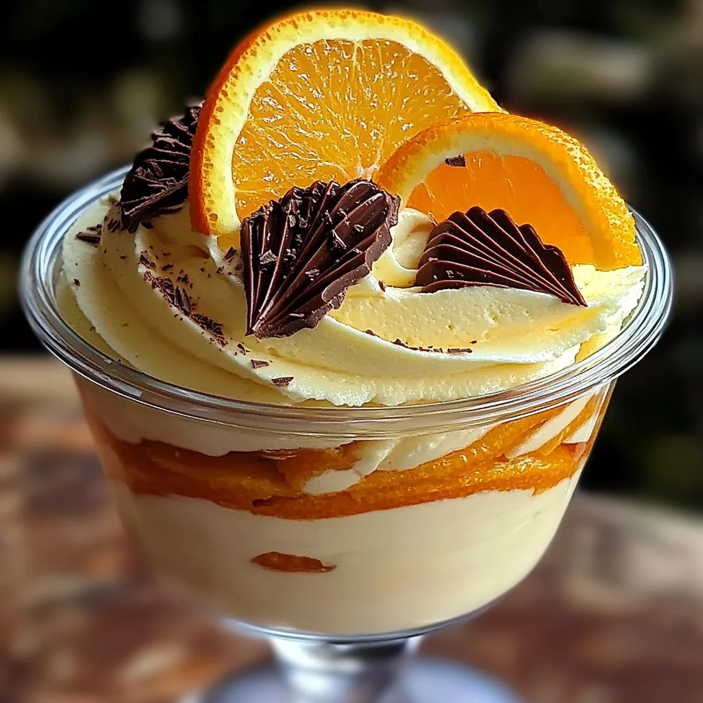 mousse mascarpone arancia cioccolato
