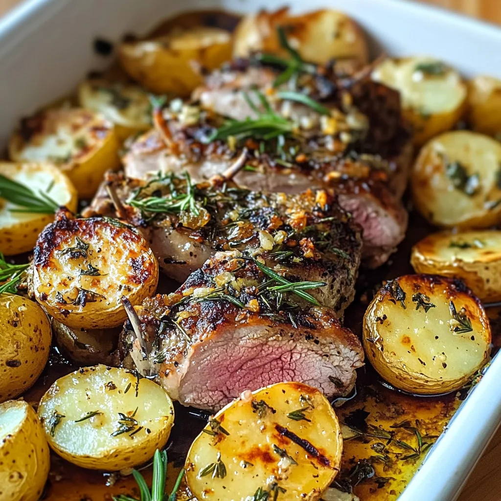 Agnello al forno con patate