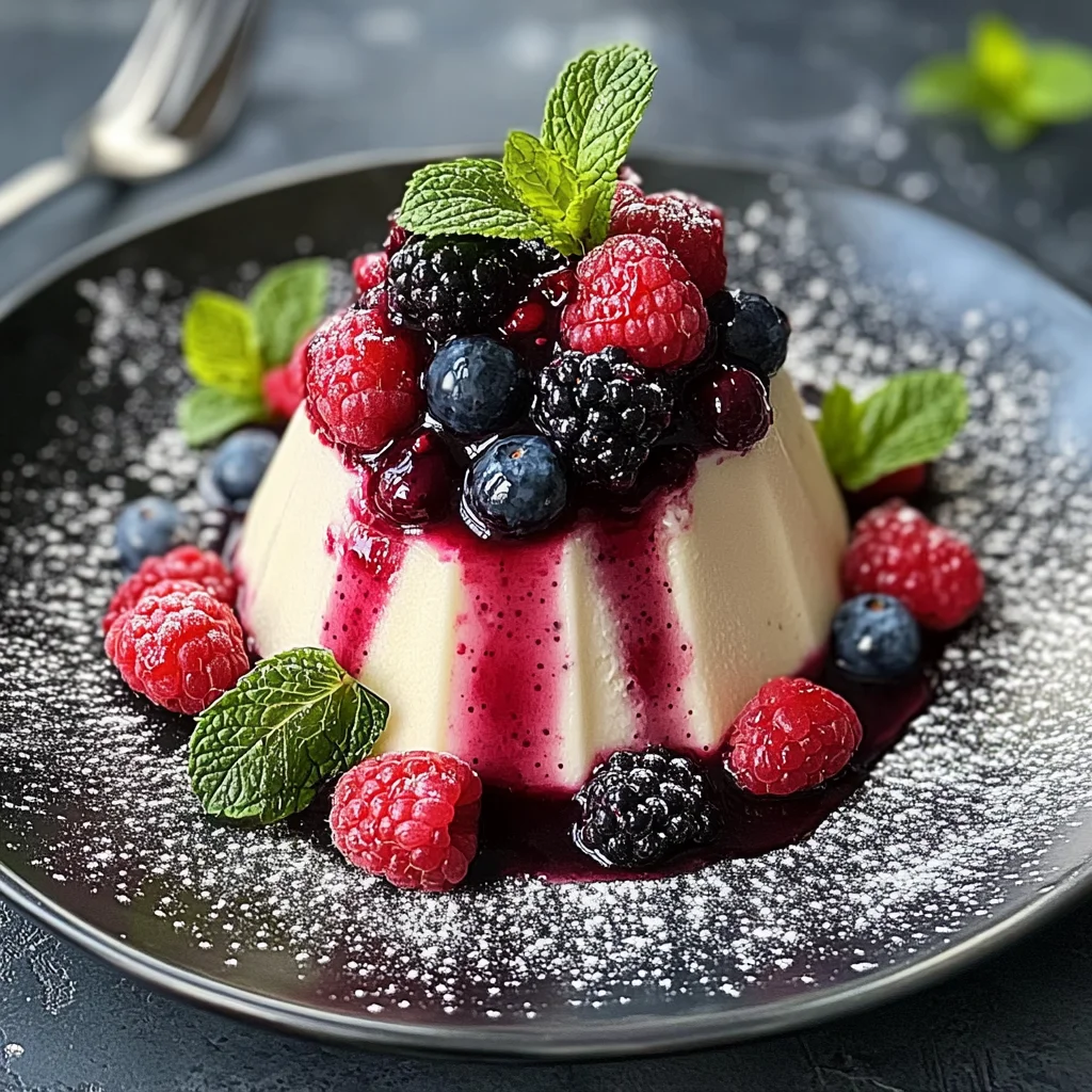 Bavarese ai frutti bosco