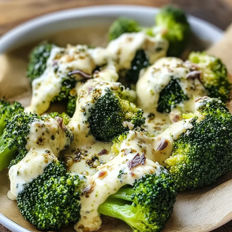 Broccoli croccanti con gorgonzola