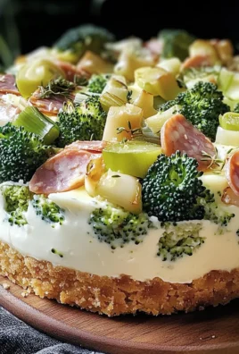 Cheesecake salato gorgonzola stracciatella