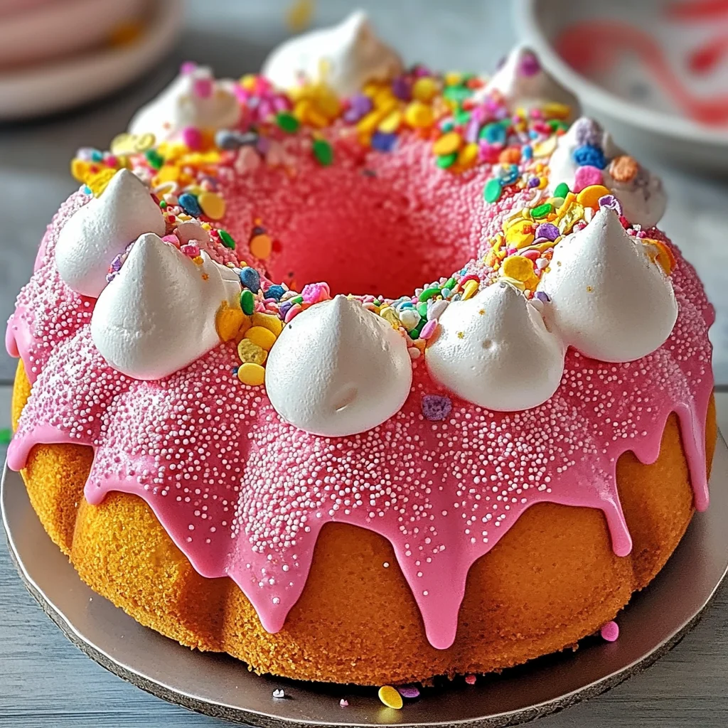 Ciambella rosa della Pasqua umbra