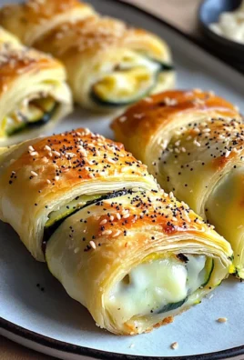 Cornetti salati alle zucchine