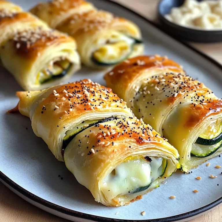 Cornetti salati alle zucchine