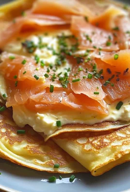 Crespelle con salmone affumicato