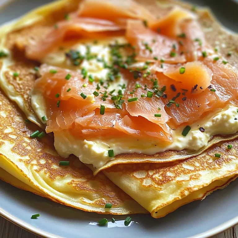 Crespelle con salmone affumicato