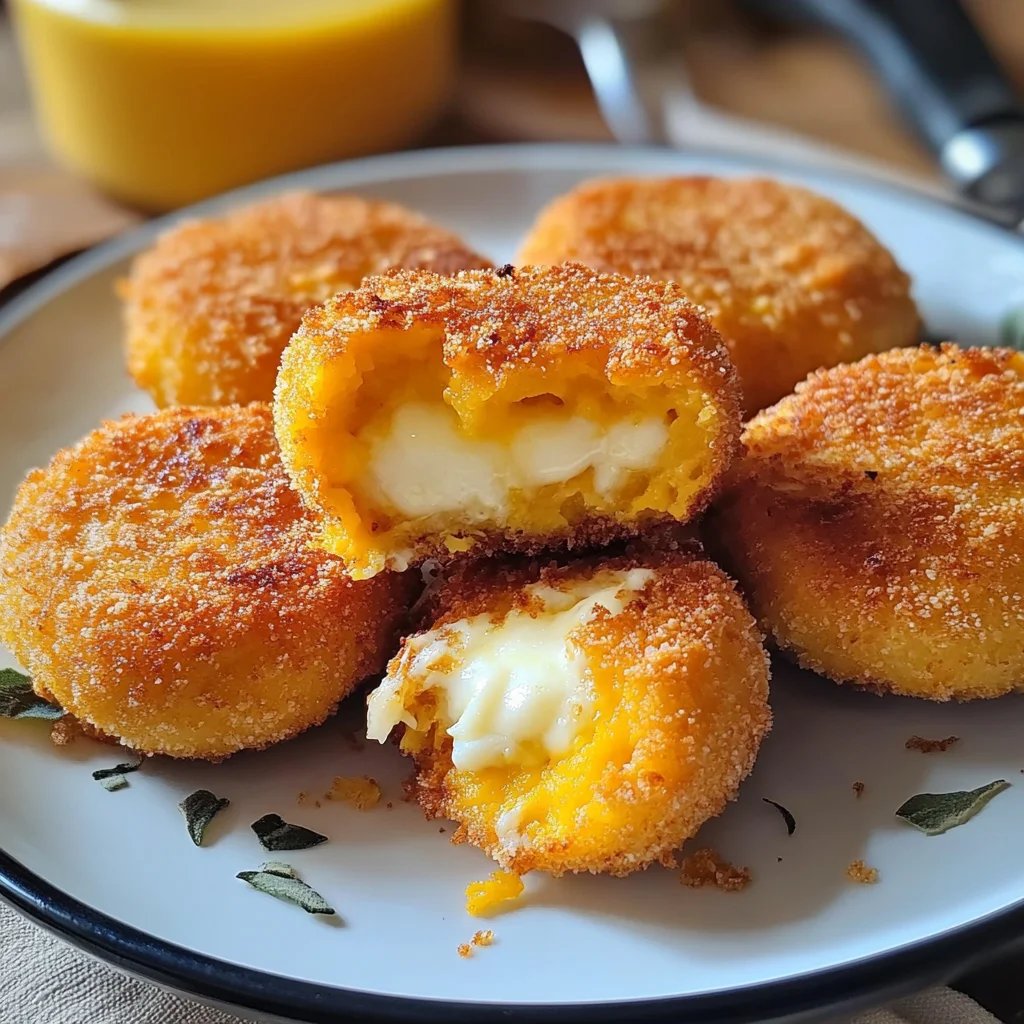 Crocchette di zucca e scamorza