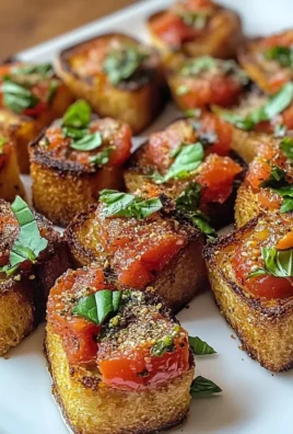 Crostini al pomodoro croccanti