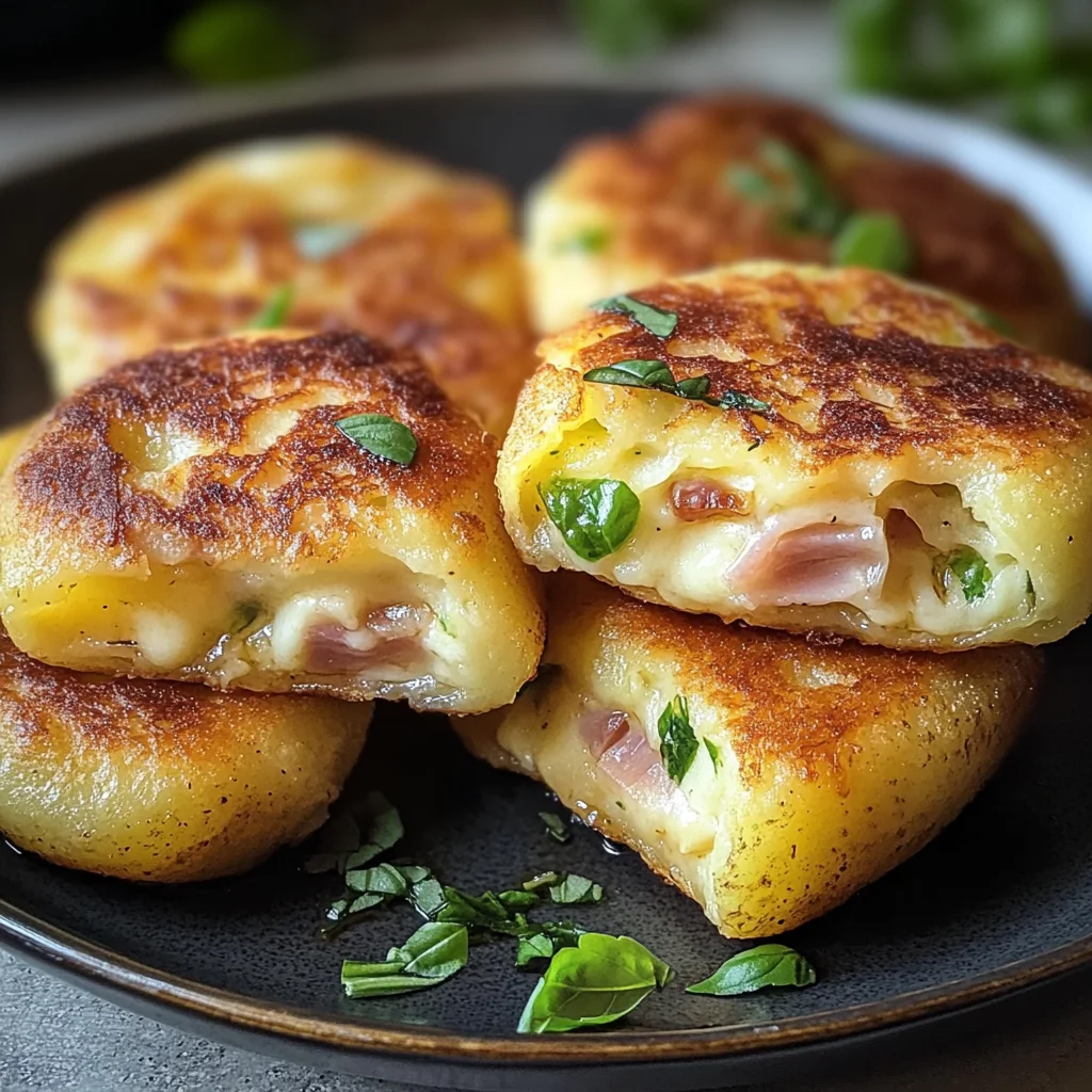 Focaccine di patate farcite