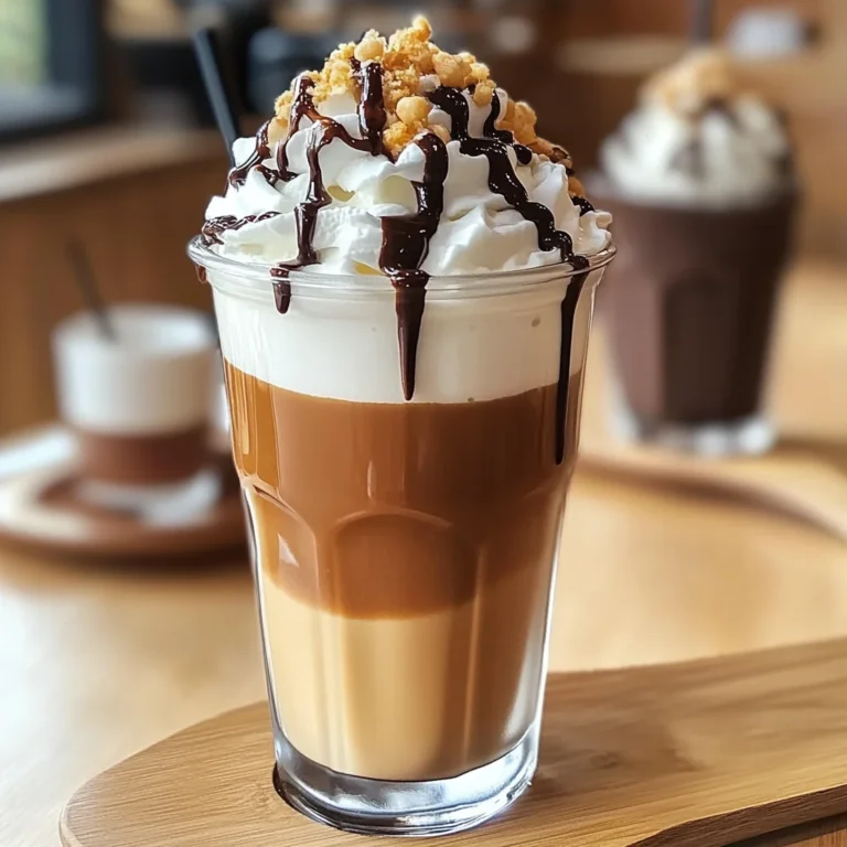 Frappuccino al caramello e cioccolato
