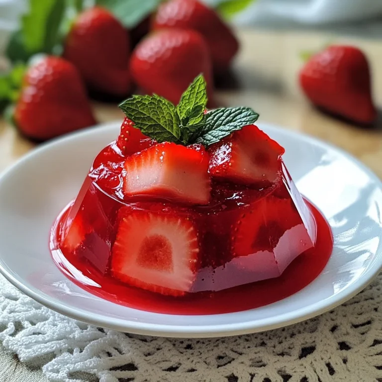 Gelatina di fragole