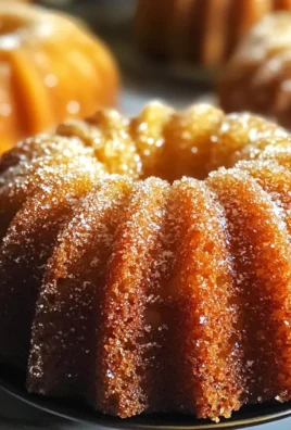 Mini bundt cake alle mele