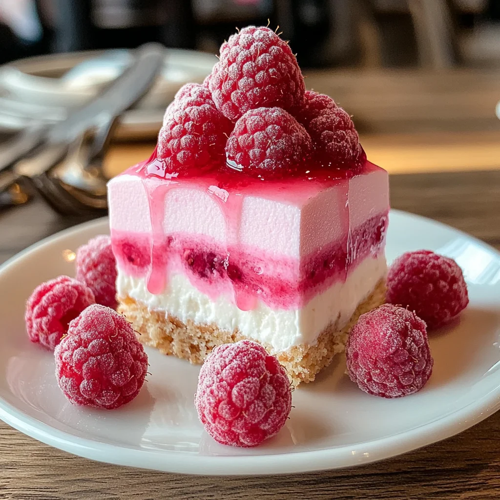 Mousse yogurt e lamponi