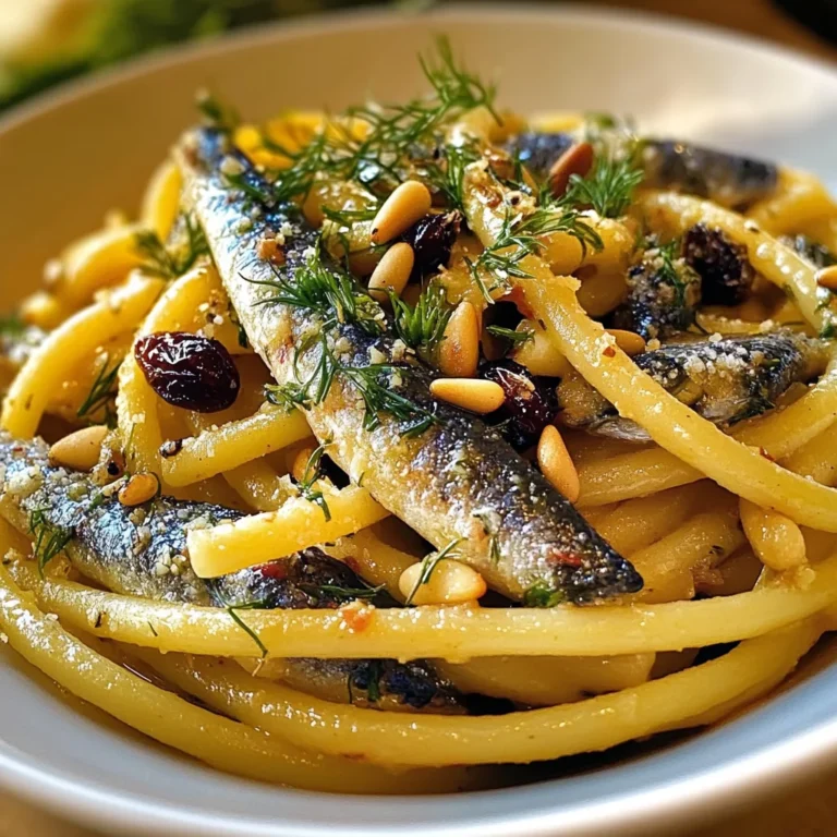 Pasta con le sarde siciliana