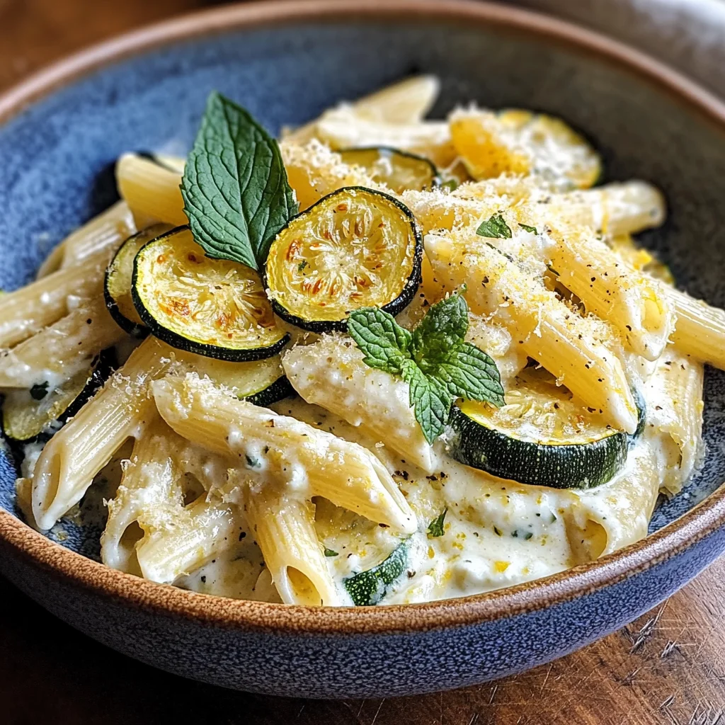 Pasta con ricotta e zucchine
