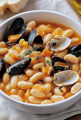 Pasta fagioli e cozze napoletana
