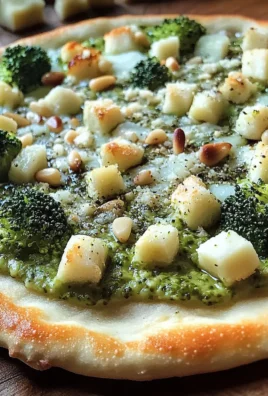 Pizza broccoli e acciughe