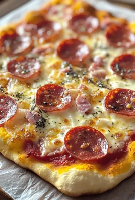 Pizza in teglia con provola