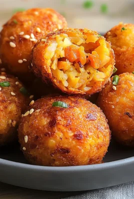 Polpette patate dolci kimchi