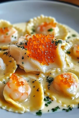 Ravioli di pesce squisiti