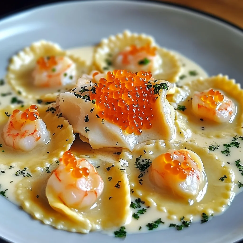 Ravioli di pesce squisiti