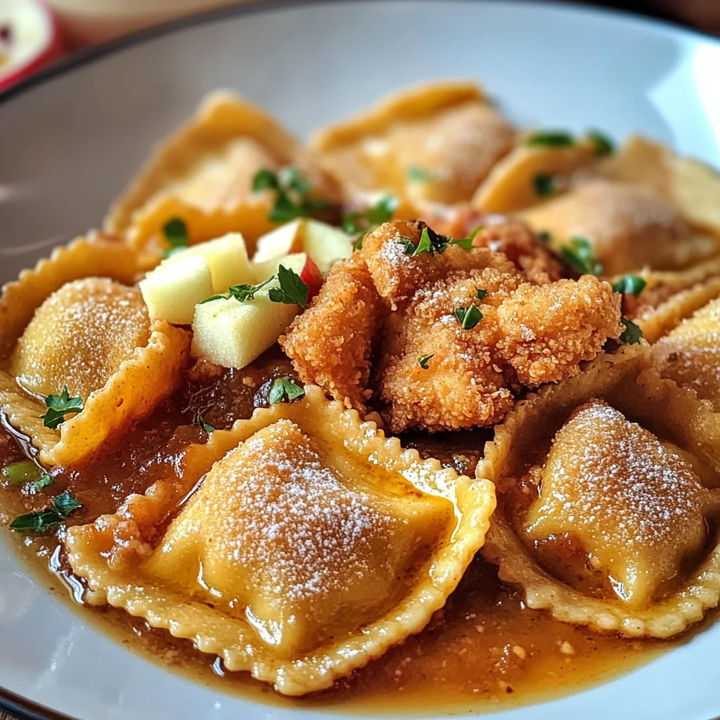 Ravioli fritti di pollo