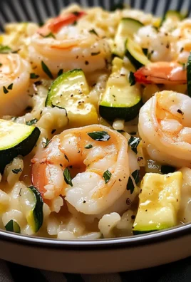 Risotto zucchine e gamberetti