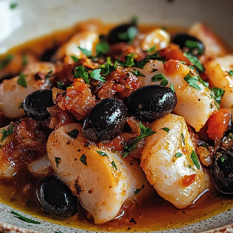 Seppie in umido con olive