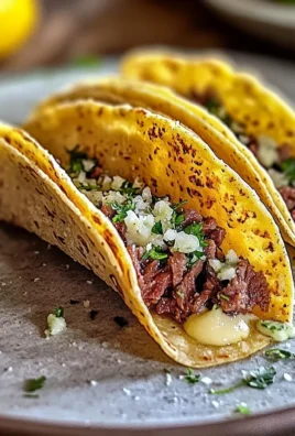 Tacos di formaggio con fassona