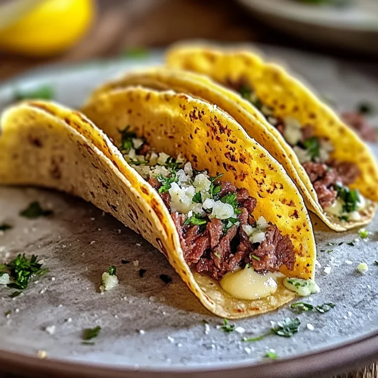 Tacos di formaggio con fassona